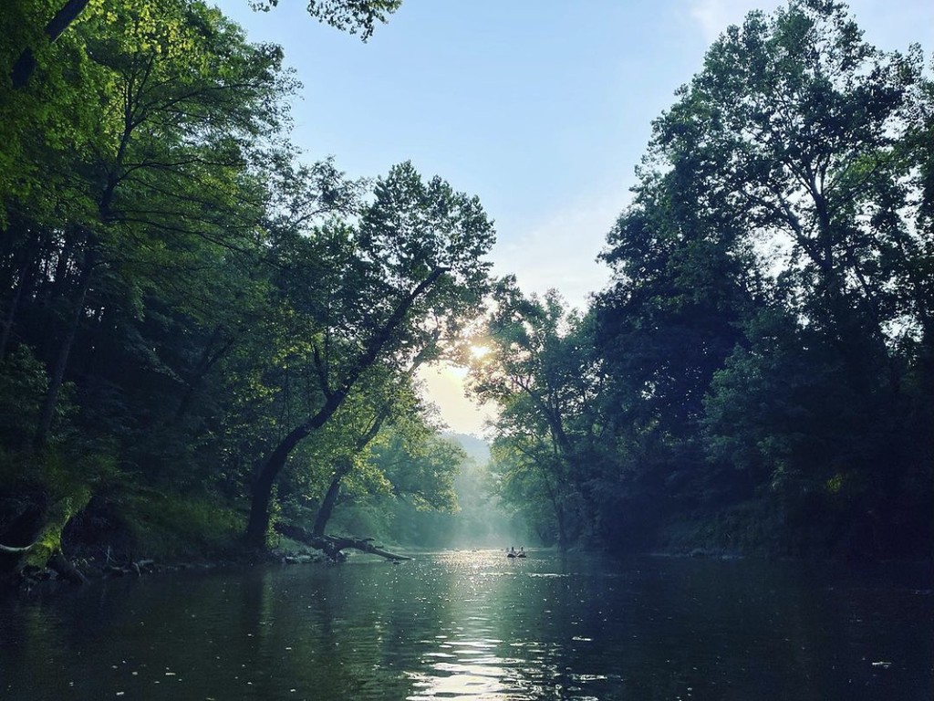Twilight Canoe and Dinner For Two On the Beautiful Blue