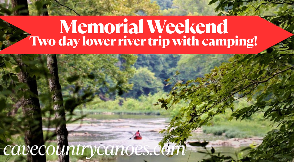 Memorial 2-Day River Trip w/ Camping