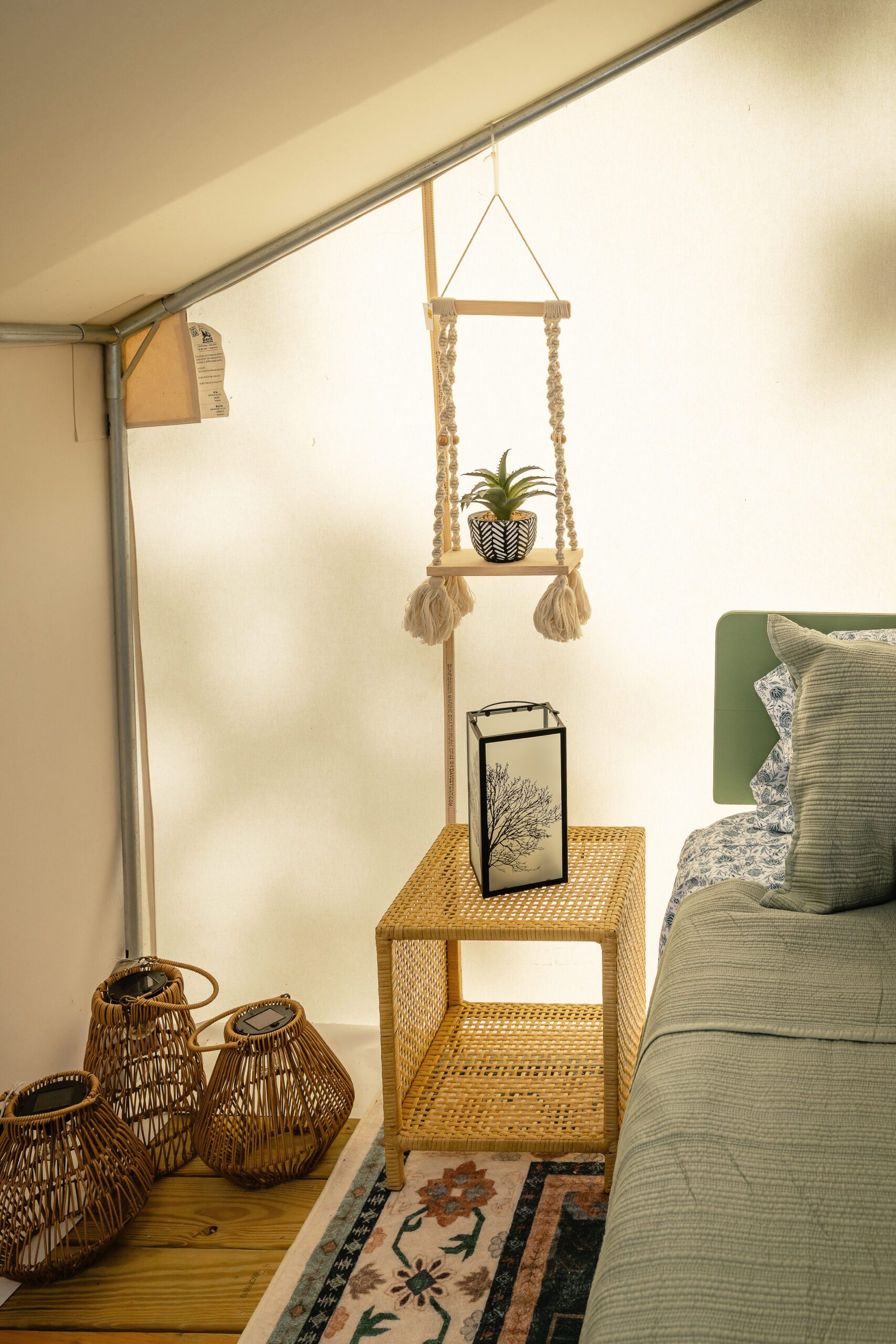 Glamping Tent Inside